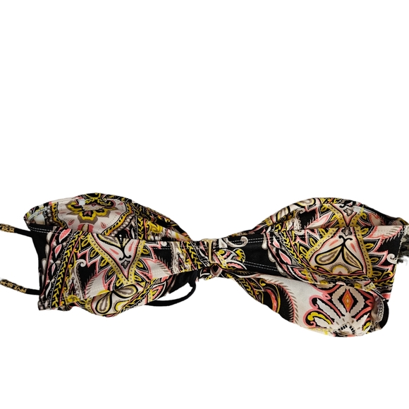 NINETY SIX DEGREES NWT BIKINI SWIMSUIT WOMAN'S LARGE HIPPIE PRINT WITH TASSELS - Picture 3 of 8